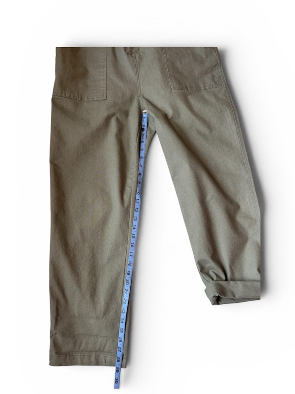 Z Supply Olive Green Utility Short-Sleeve Jumpsuit - Picture 6 of 7